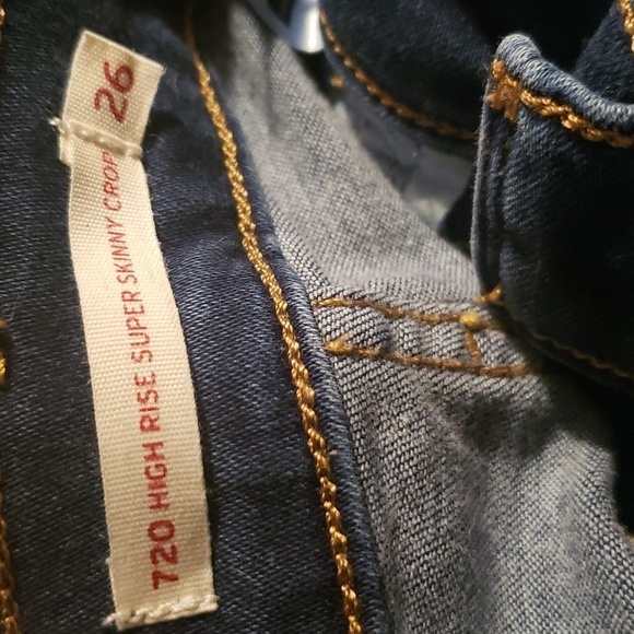 LEVI'S 720 High Rise Super Skinny Jeans - Indigo Daze - Picture 7 of 7